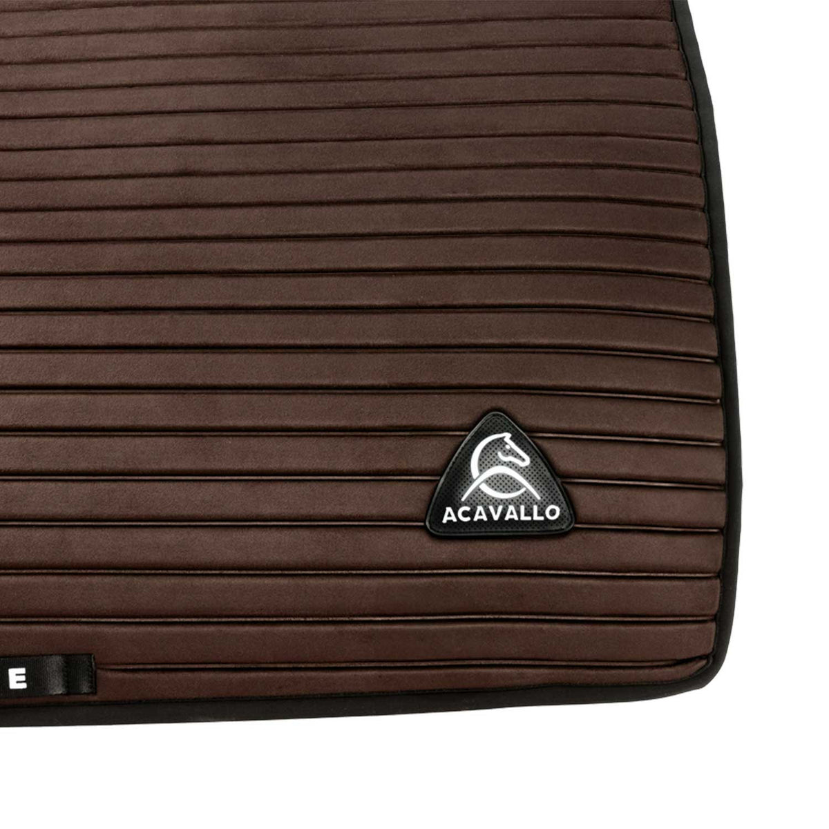 Acavallo Sublime striped dressage saddle pad in suede