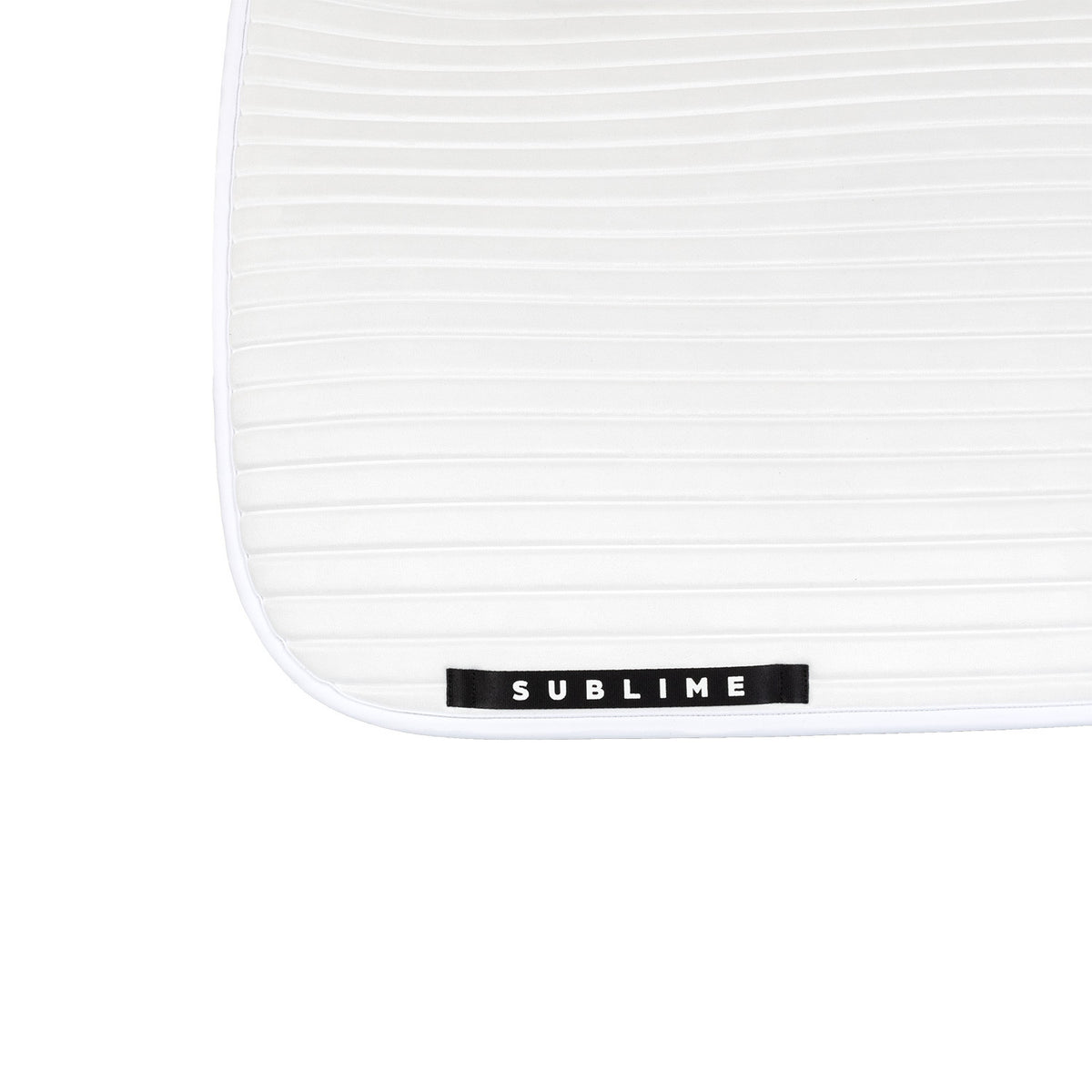 Acavallo Sublime striped dressage saddle pad in suede