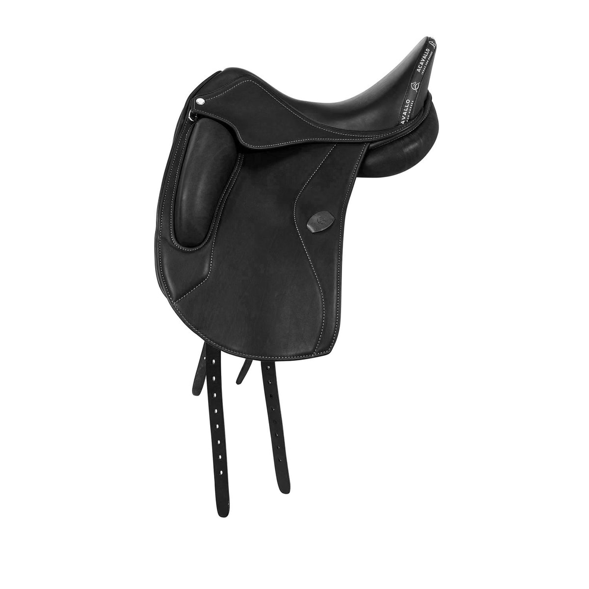 Acavallo Perugino dressage saddle short knee blocks