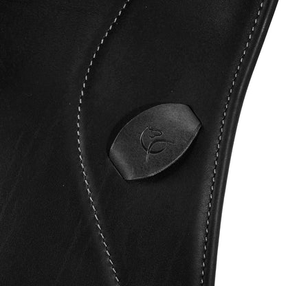 Acavallo Perugino dressage saddle short knee blocks