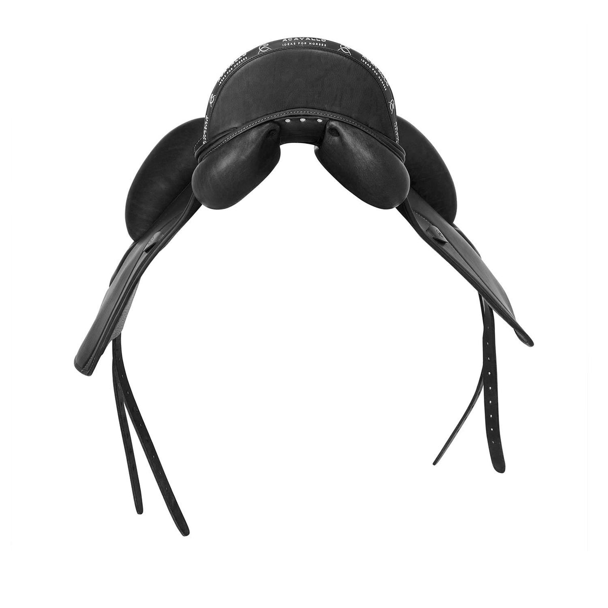 Acavallo Perugino dressage saddle short knee blocks