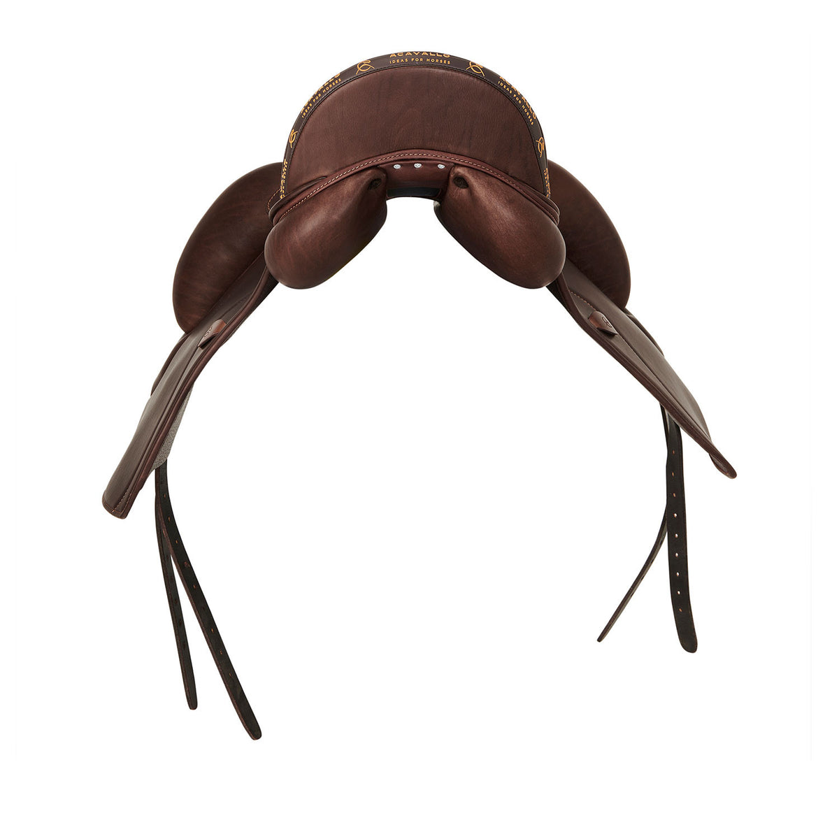 Acavallo Perugino dressage saddle short knee blocks