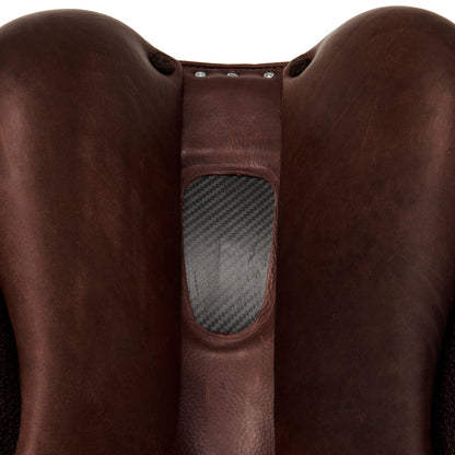 Acavallo Perugino dressage saddle short knee blocks