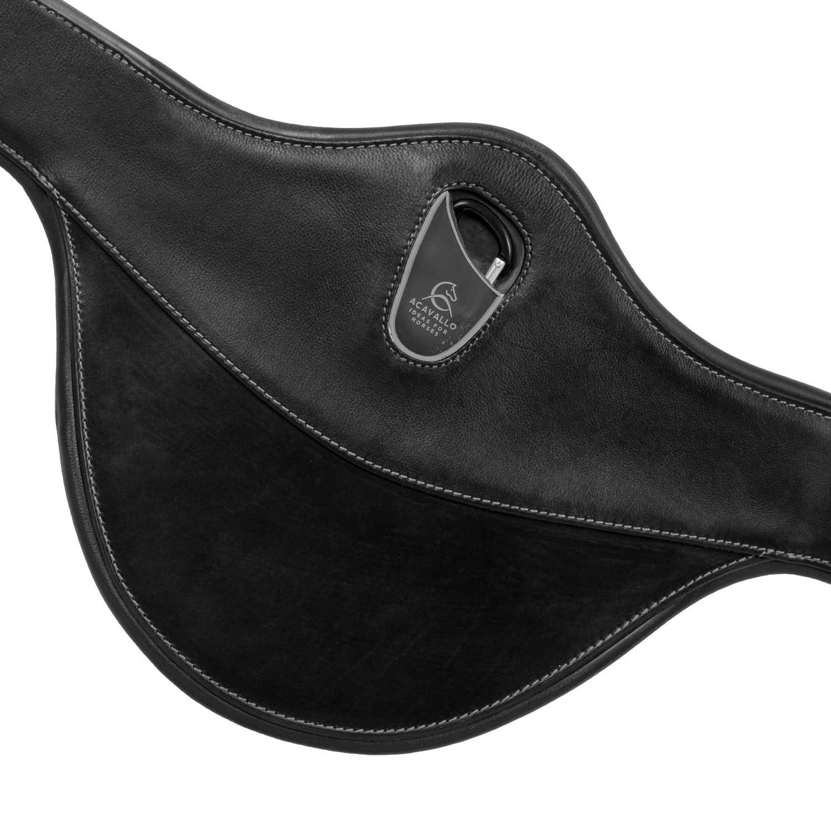 Acavallo Jumping stud guard girth leather & gel