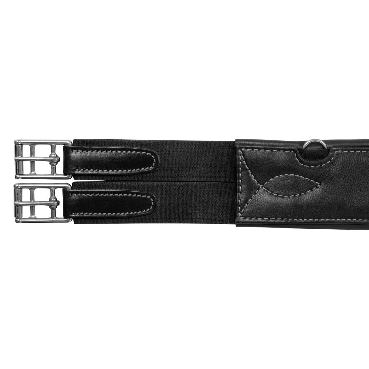 Acavallo Jumping stud guard girth leather & gel
