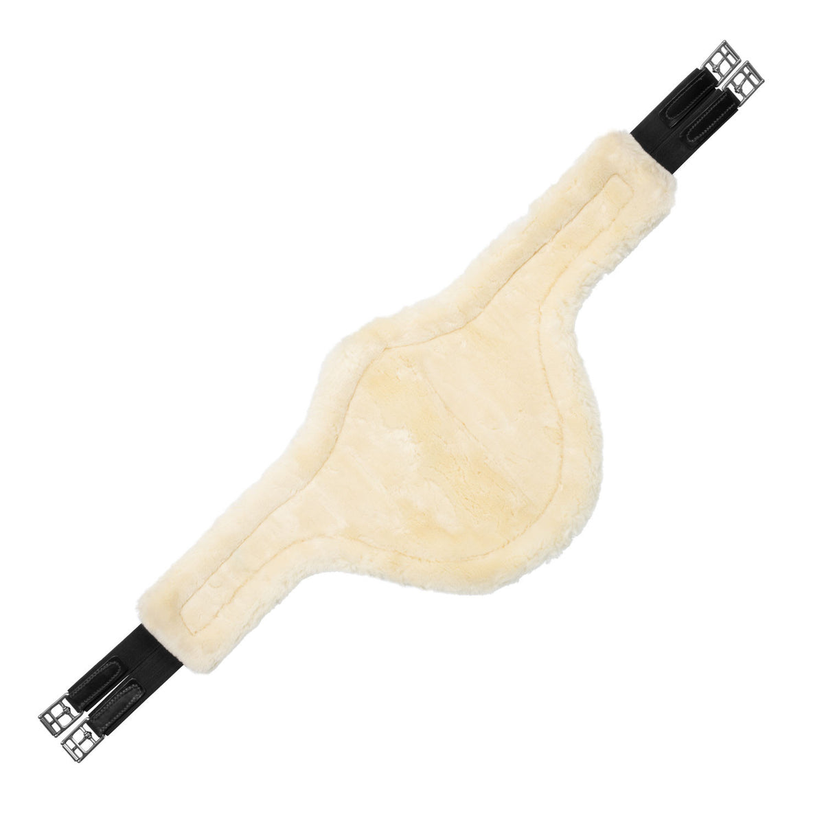 Acavallo Jumping stud guard girth removable faux sheepskin