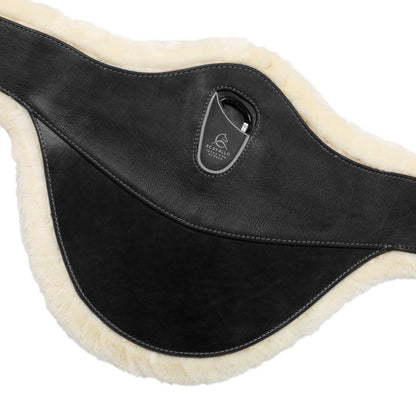 Acavallo Jumping stud guard girth removable faux sheepskin