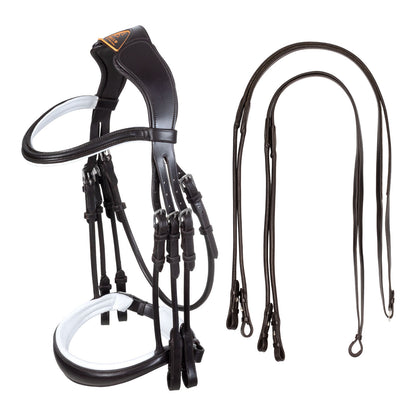 Acavallo Giocanda bridle calfskin & double reins