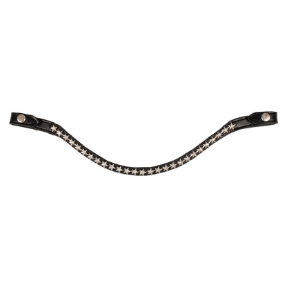 Acavallo Browband calfskin & starry crystals