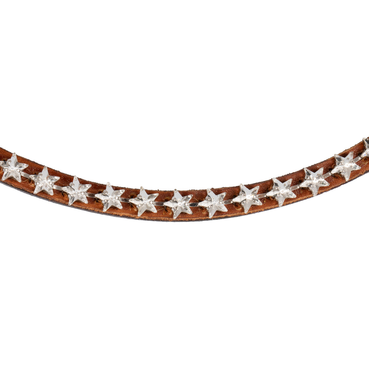 Acavallo Browband calfskin & starry crystals
