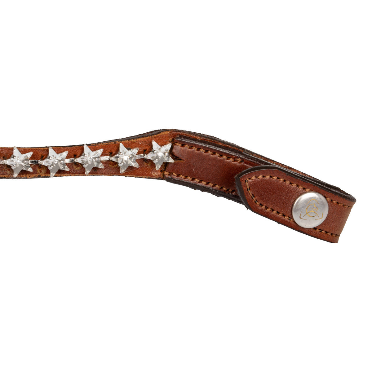 Acavallo Browband calfskin & starry crystals