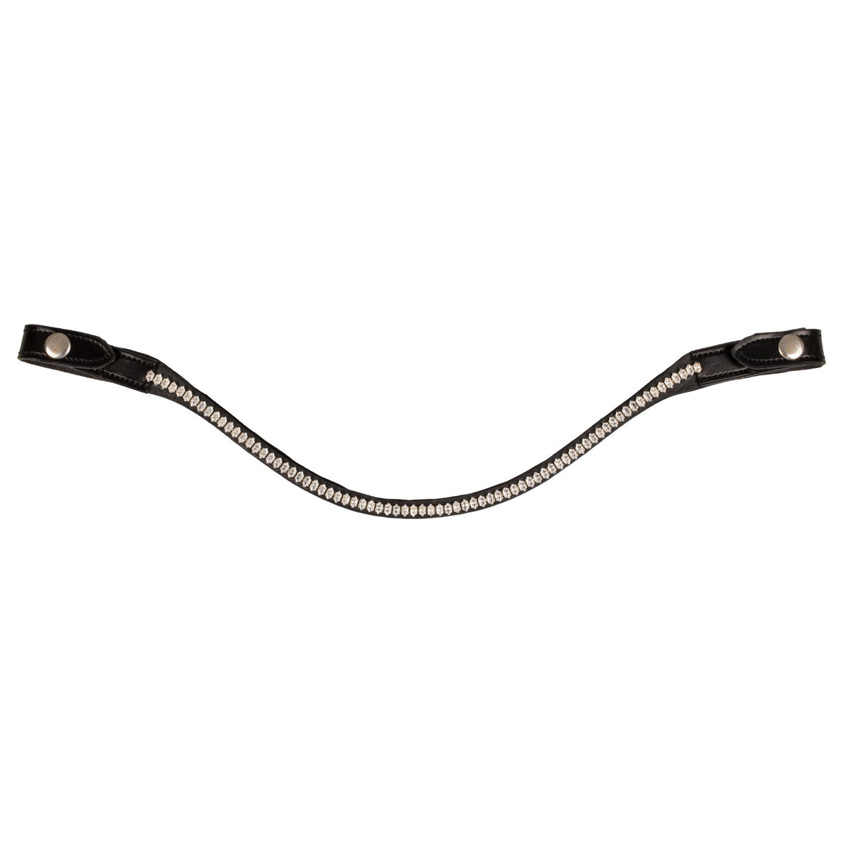 Acavallo Browband calfskin & oval crystals
