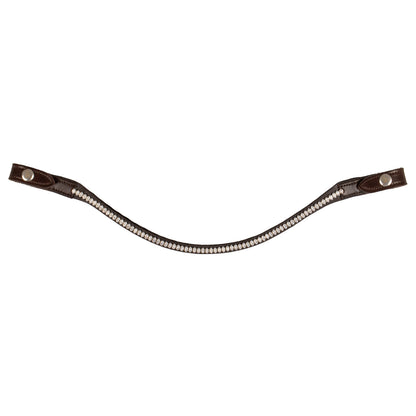Acavallo Browband calfskin & oval crystals