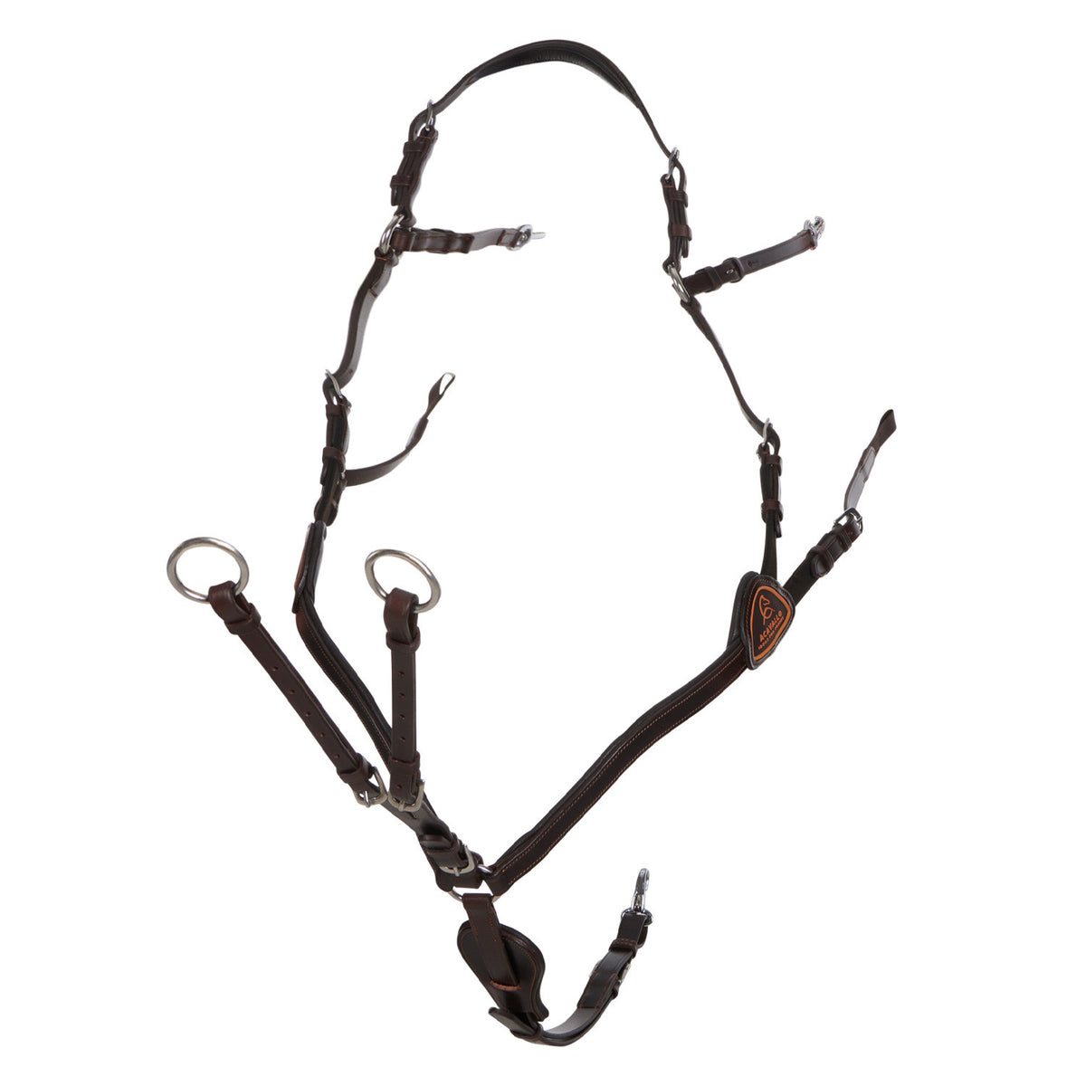 Acavallo Five-point breastplate calfskin