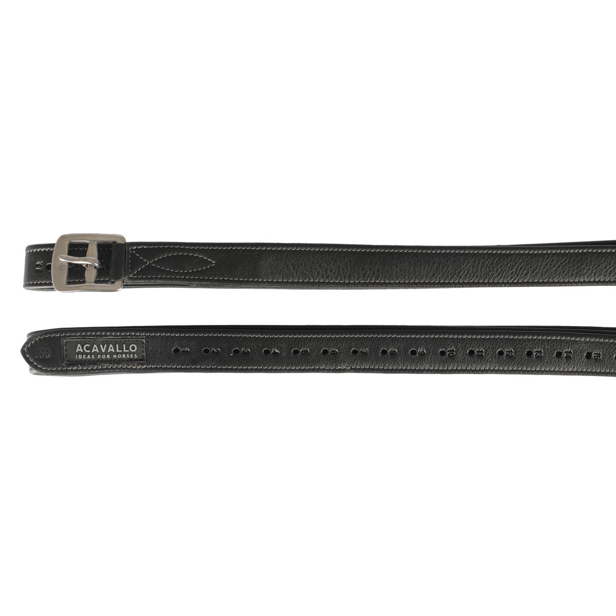 Acavallo Calfskin stirrup leathers internal reinforcement