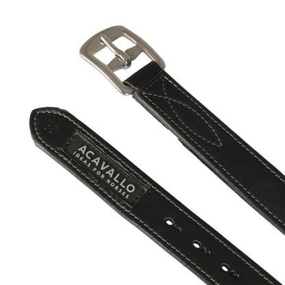 Acavallo Calfskin stirrup leathers internal reinforcement