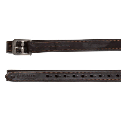 Acavallo Calfskin stirrup leathers internal reinforcement