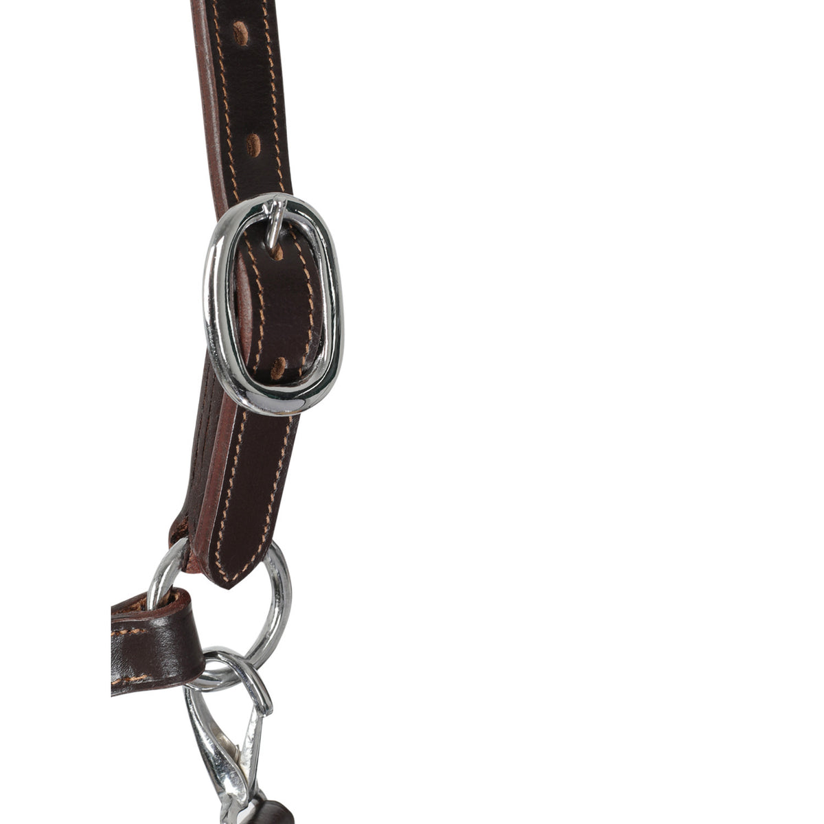 Acavallo Halter anatomical leather rope noseband
