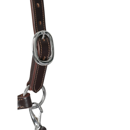 Acavallo Halter anatomical leather rope noseband