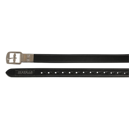 Acavallo Calfskin stirrup leathers encased buckle