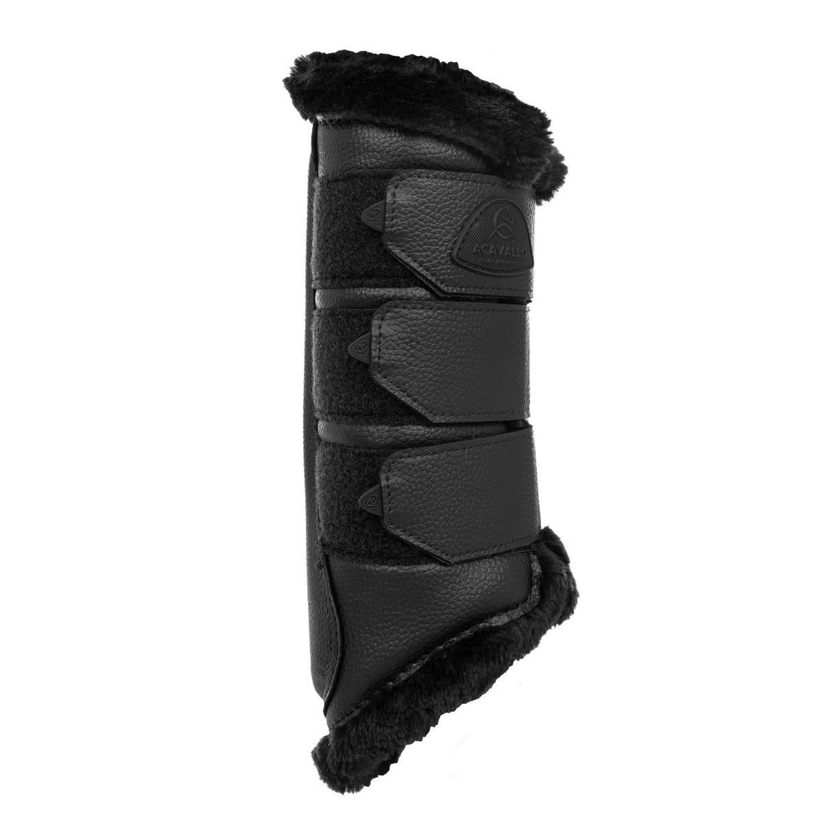 Acavallo Hind brushing boots faux leather & faux sheepskin