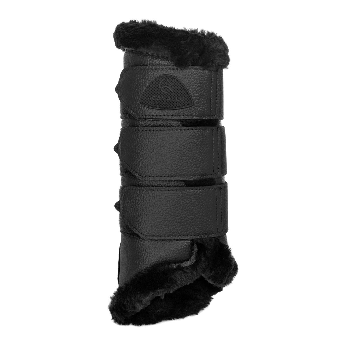 Acavallo Hind brushing boots faux leather & faux sheepskin
