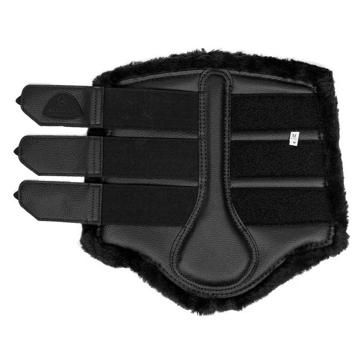 Acavallo Hind brushing boots faux leather & faux sheepskin