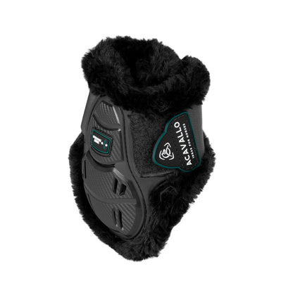 Acavallo Skeleton Dynamic Zone fetlock boots with synthetic sheepskin