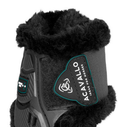 Acavallo Skeleton Dynamic Zone fetlock boots with synthetic sheepskin