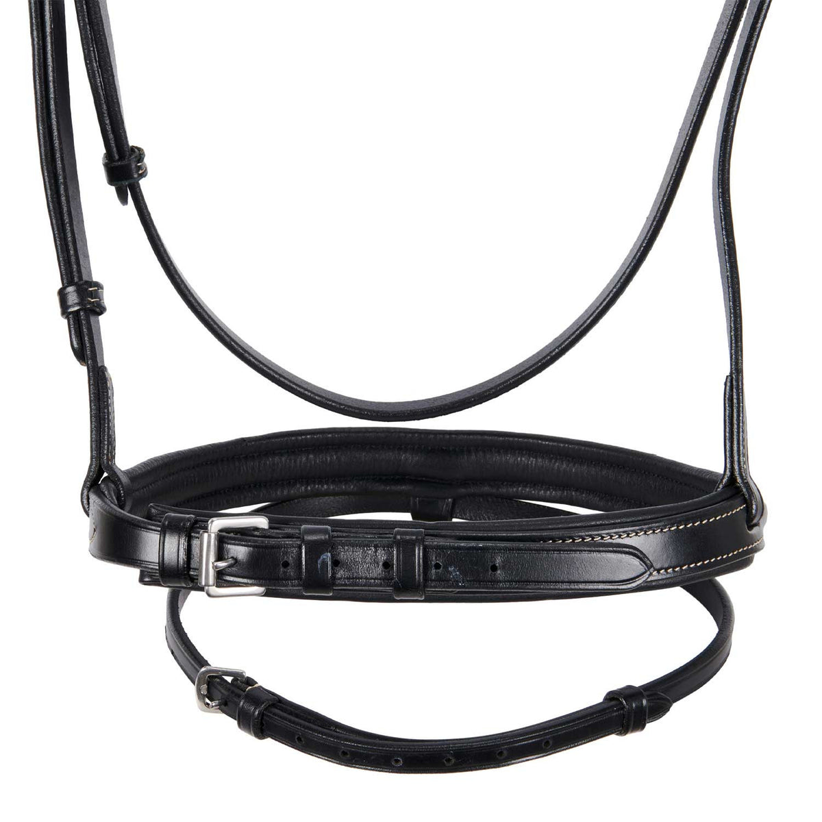 Equestro Leather English bridle with embroideries NEW