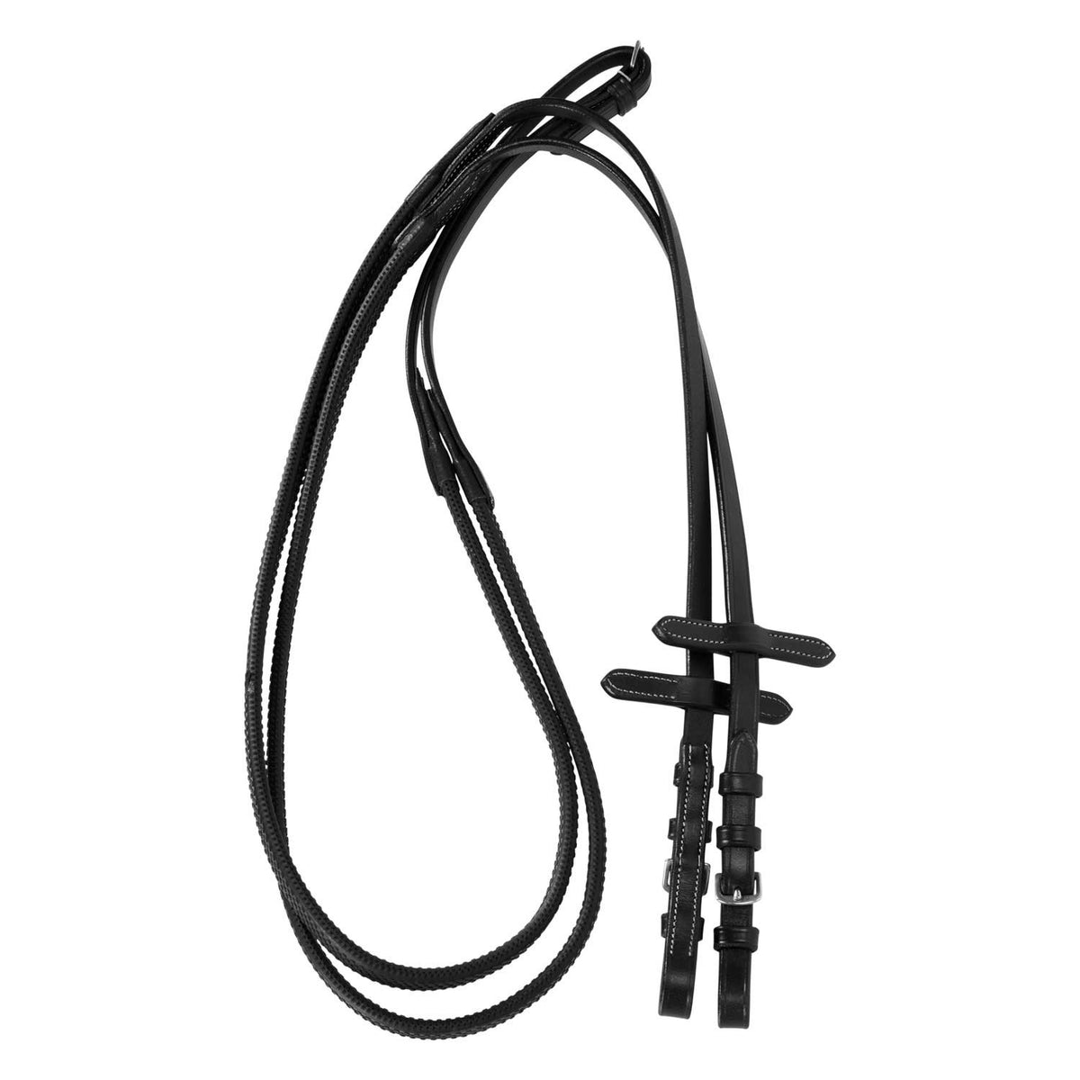 Equestro Leather English bridle with embroideries NEW
