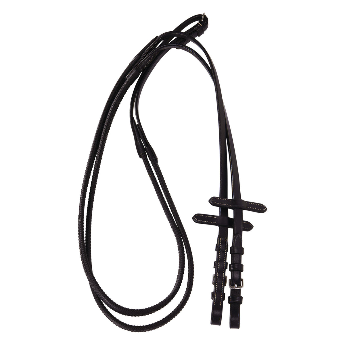 Equestro Leather English bridle with embroideries NEW
