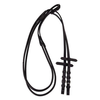 Equestro Leather English bridle with embroideries NEW