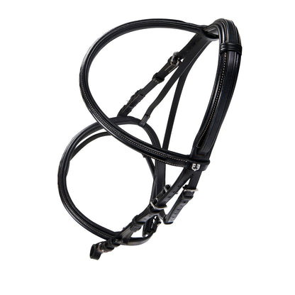 Equestro Leather English bridle with embroideries