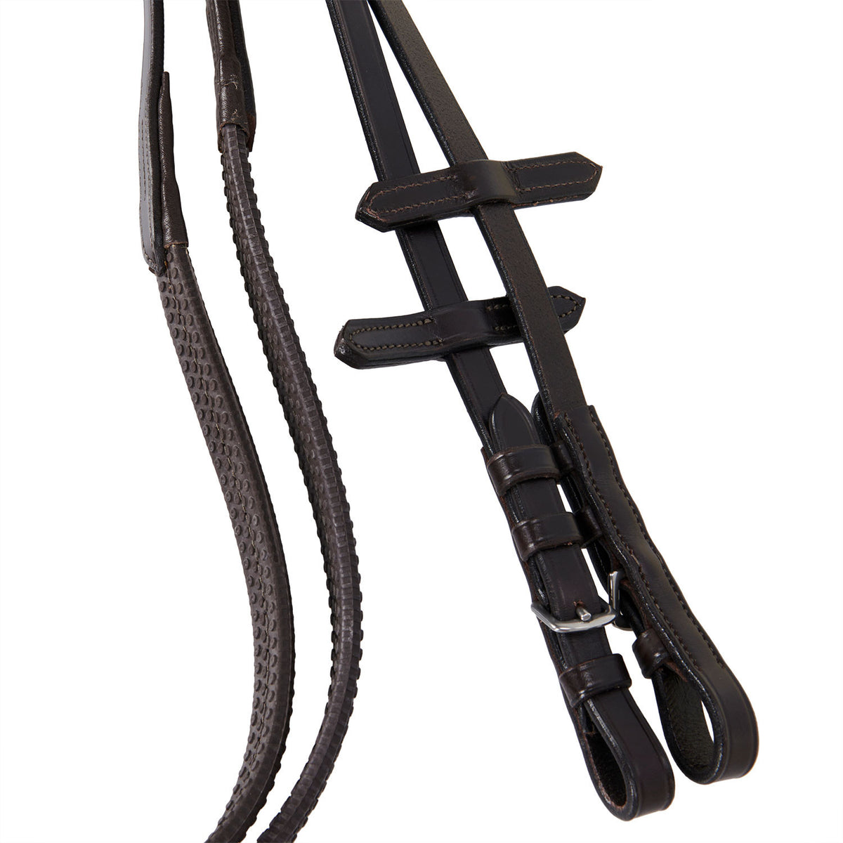 Equestro Leather English bridle with embroideries