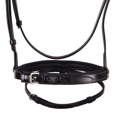 Equestro Leather English bridle with embroideries