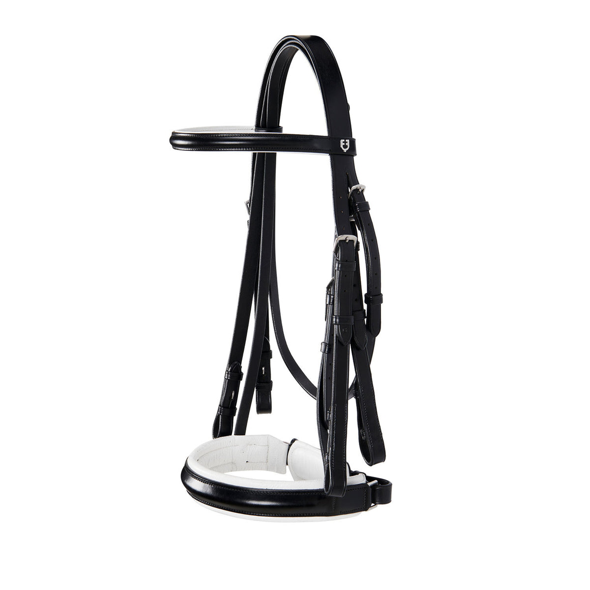 Equestro Dressage smooth leather bridle