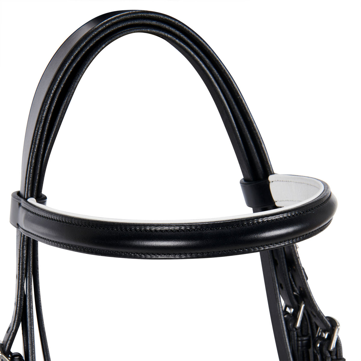 Equestro Dressage smooth leather bridle
