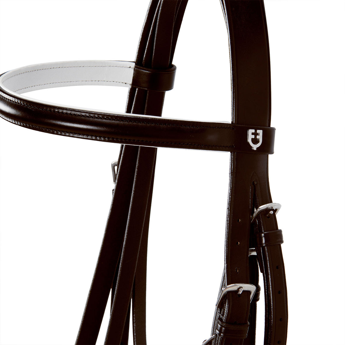 Equestro Dressage smooth leather bridle