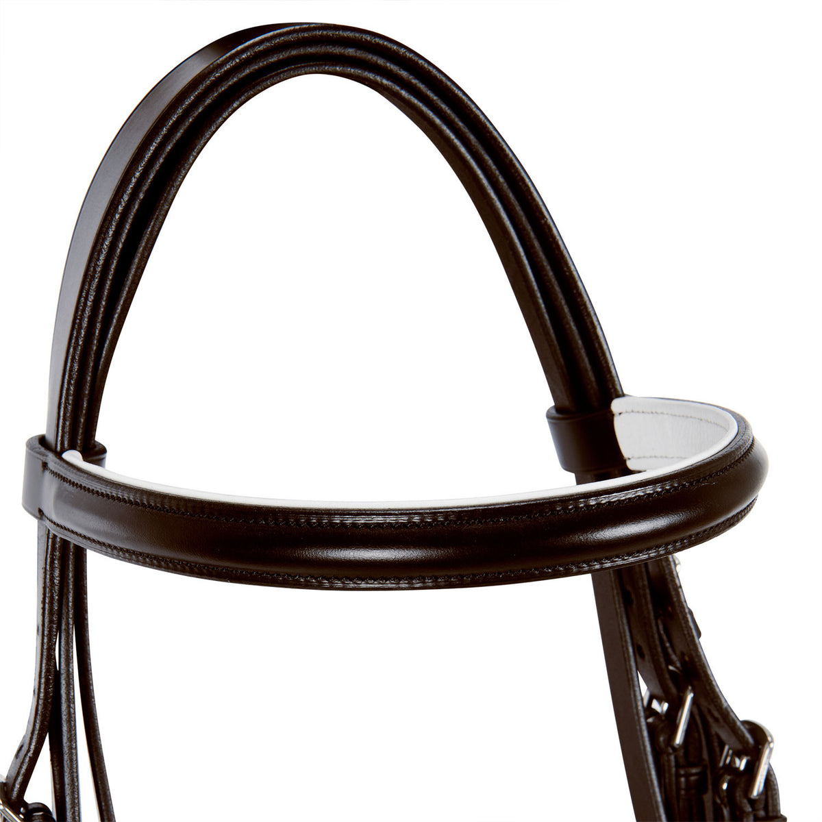 Equestro Dressage smooth leather bridle