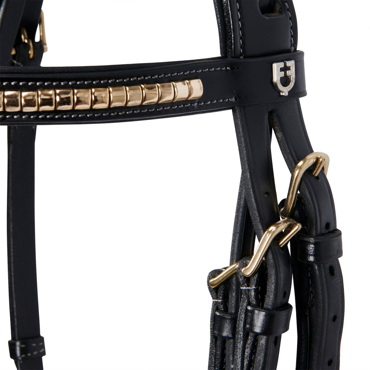 Equestro English headboard in clincher leather