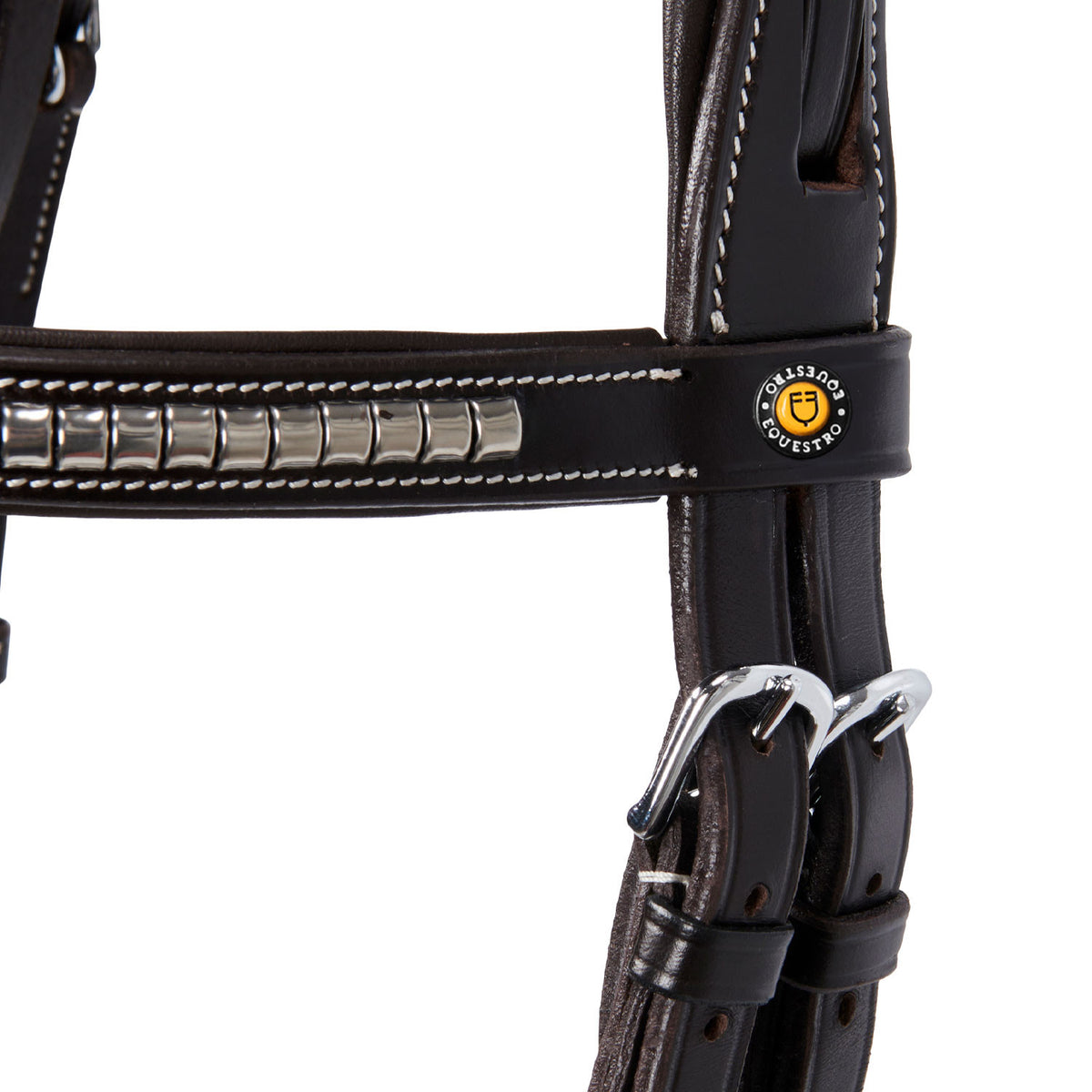 Equestro English headboard in np clicker leather