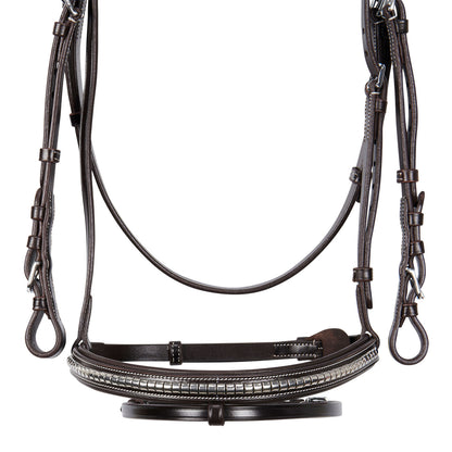 Equestro English headboard in np clicker leather