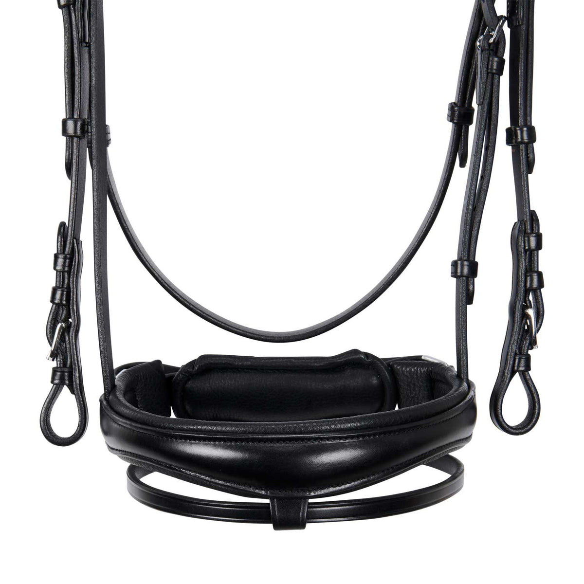 Equestro English leather bridle with glitter NEW