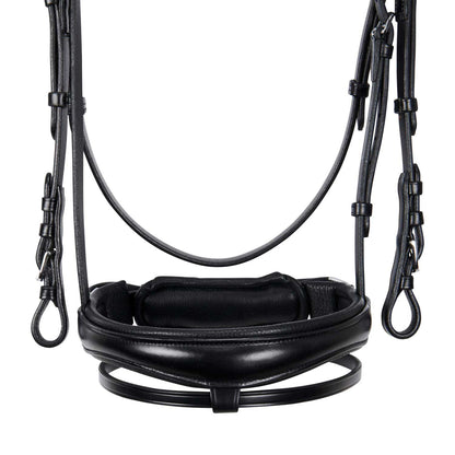 Equestro English leather bridle with glitter NEW