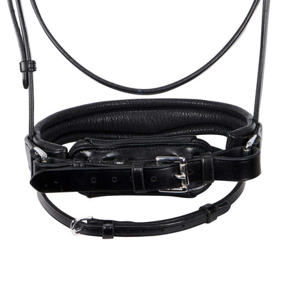 Equestro English leather bridle with glitter NEW