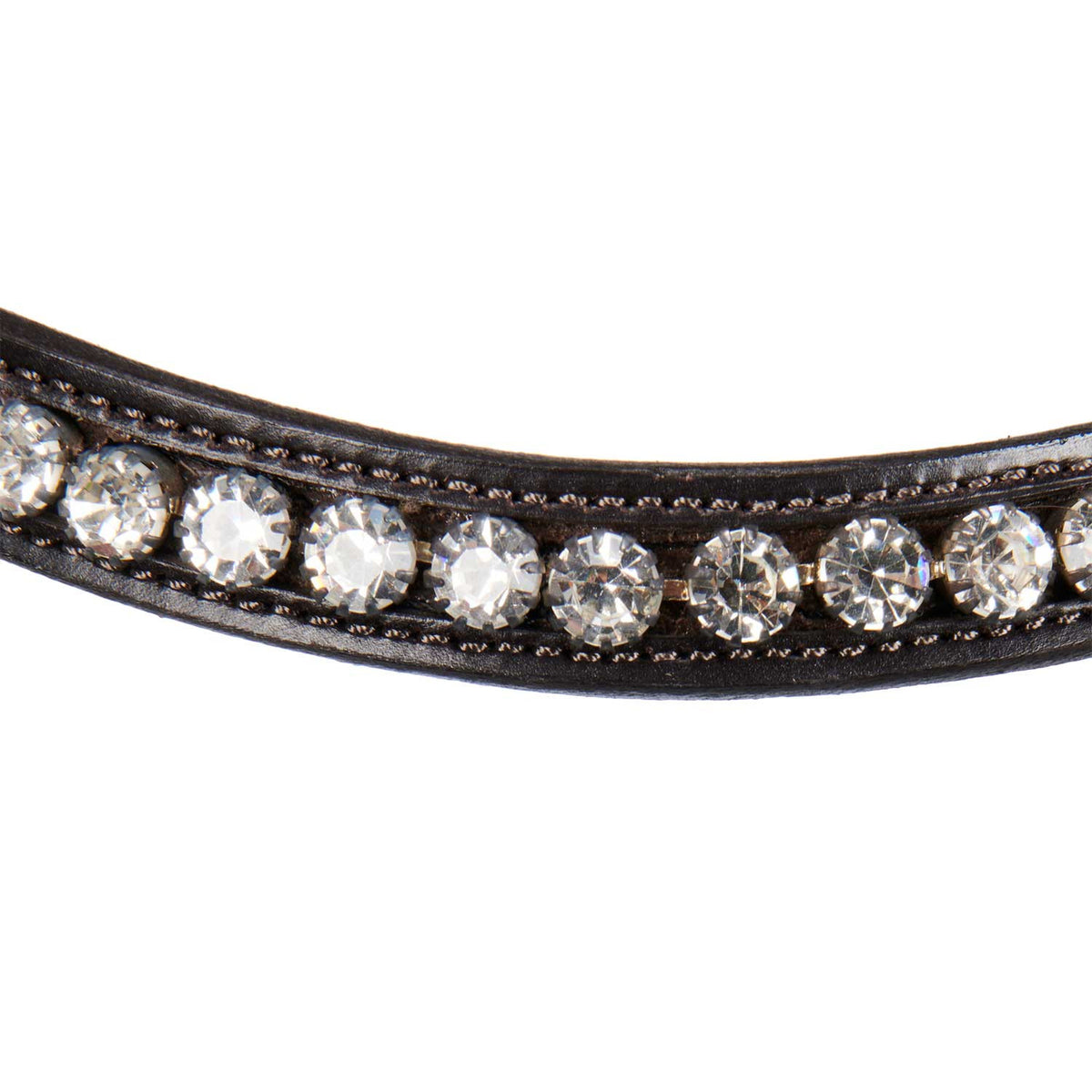 Equestro English leather bridle with glitter NEW