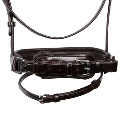 Equestro English leather bridle with glitter NEW