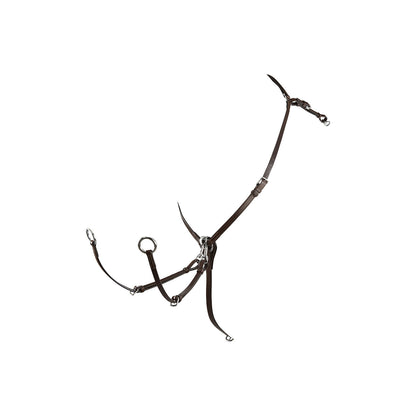 Equestro Tanned leather fork hunting breastplate