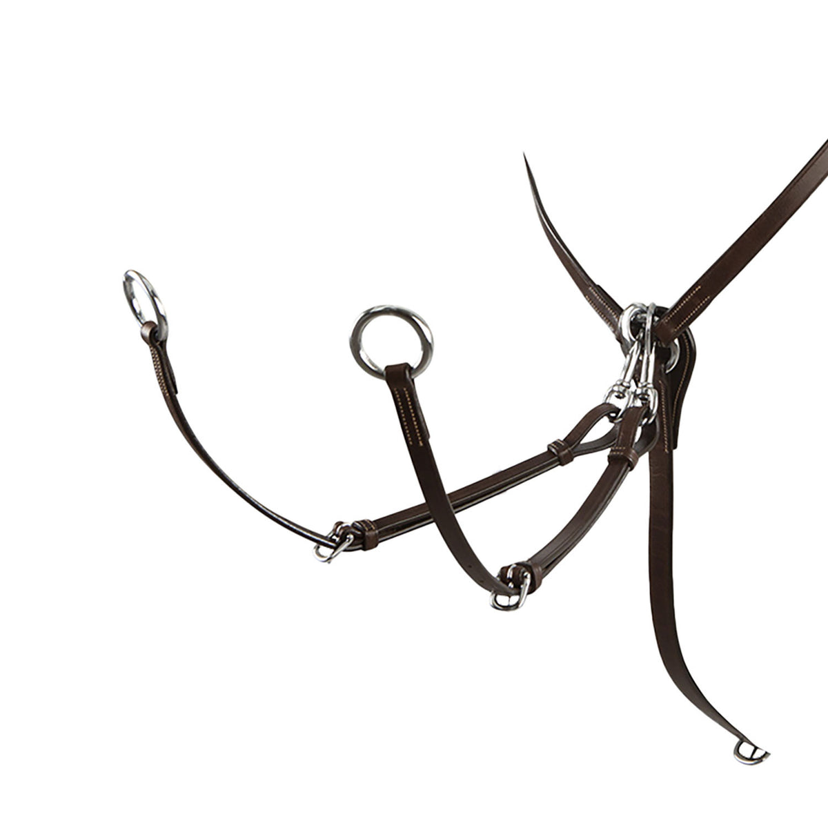 Equestro Tanned leather fork hunting breastplate